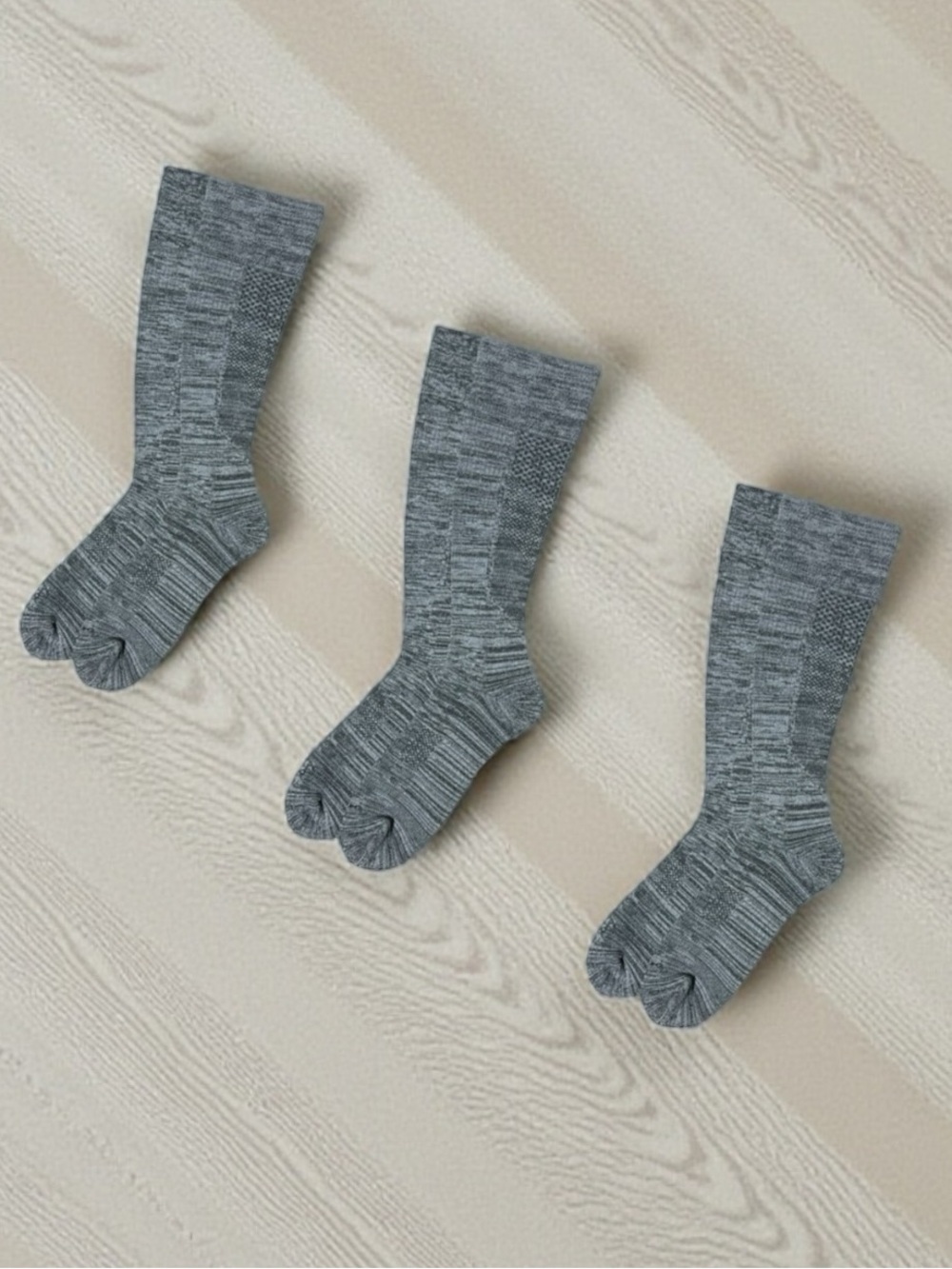 🌻NEW NWOT Tommie Cooper 3-pack Heathered Gray Compression Socks